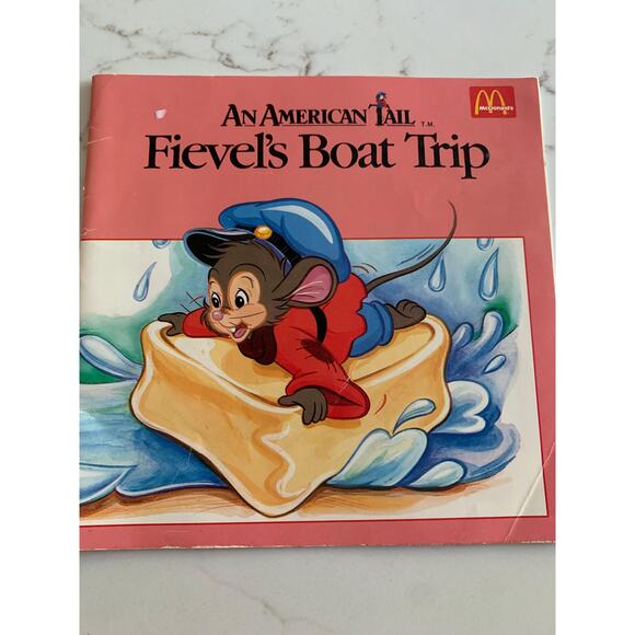 An American Tail, Fievel's Boat Trip, Michael Teitelbaum, Picture Book, 1986 - Picture 1 of 3